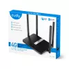 Cudy LT500 belaidis maršrutizatorius Fast Ethernet dviejų juostų (2,4 GHz / 5 GHz) 4G juodas