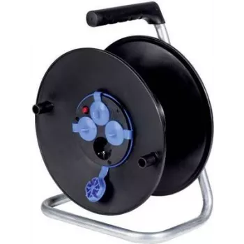 Kabelio būgnas AS Schwabe 10208, 230V 50Hz, ištraukiamas maitinimo laidas