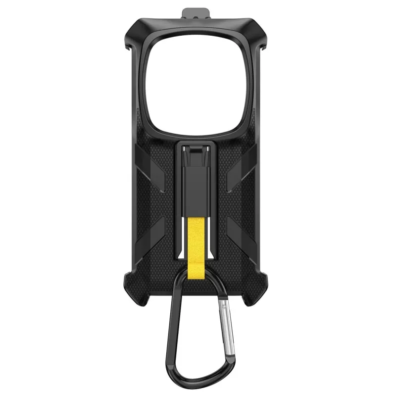 Ulefone juodas daugiafunkcis galinis dėklas Armor 28 Ultra / 28 Ultra Thermal telefonams