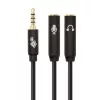 Adapter TB 3,5 mm MiniJack skirstytuvas 1x 3,5 mm kištukas į 2x 3,5 mm lizdus, modelis AKTBXAJ0P2J030B