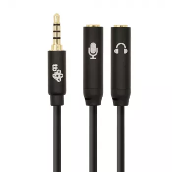 Adapter TB 3,5 mm MiniJack skirstytuvas 1x 3,5 mm kištukas į 2x 3,5 mm lizdus, modelis AKTBXAJ0P2J030B