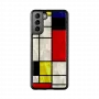 Apsauginis dėklas iKins Modrian Black, skirtas Samsung Galaxy S21+