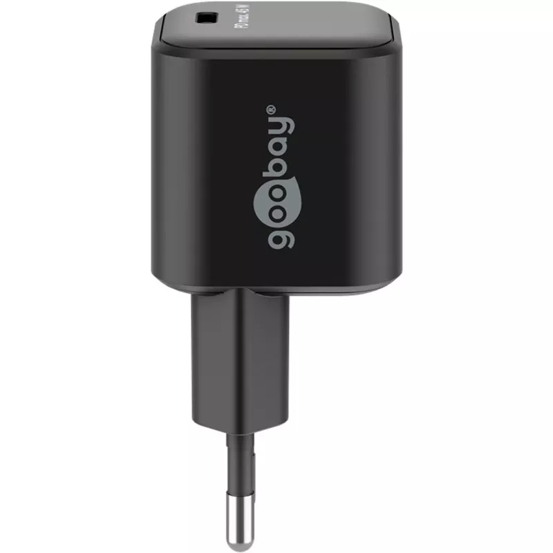 Goobay Charger 65331 sieninis greitasis USB-C kroviklis, juodas