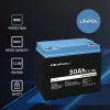 Įkraunama LiFePO4 baterija QOLTEC 12,8V 30Ah 384Wh su BMS