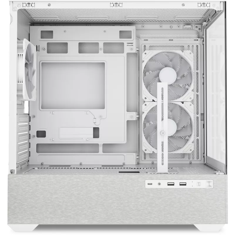 Korpusas Sharkoon MK7 ARGB mATX 2xStiklas Baltas