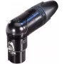 Neutrik XLR jungties lizdas, kampuotas, polių skaičius: 3, juodas NC3FRX-BAG 1 vnt.