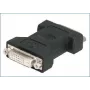 DVI adapteris, 24+1 kontaktų DVI Kištukas / 24+1 kontaktų DVI Lizdas, dviejų DVI kabelių sujungimui (38998)