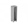 19 colių 42U LANBERG stovimas serverio stovas 600×600 mm pilkas su stiklinėmis durelėmis ir LCD (Flat Pack)