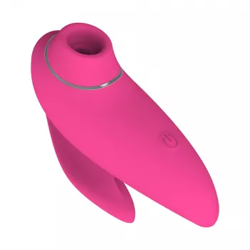 Klitorinis masažuoklis Erolab Dolphin VVS01r rožinis – kompaktiškas asmeninis stimuliatorius, įkraunamas per USB