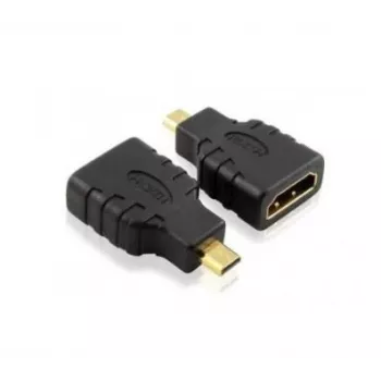 Techly IADAP-HDMI-MD adapteris Micro HDMI D į HDMI (moteriška) juodas