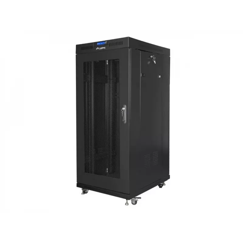 Laisvai pastatomas serverio stovas Lanberg FF01-8822-23BL 22U 1200kg Juodas