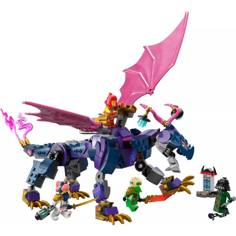 LEGO konstruktorius NINJAGO 71842 Rontu – Drakonų valdovas, 381 detalė, 4 minifigūrėlės, modelio aukštis 130 mm