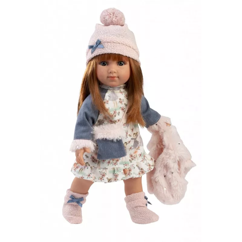 Kūdikio lėlė Llorens Nicole 35 cm – minkštas kūnas, realistiniai bruožai