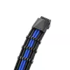 CableMod PRO ModMesh 12VHPWR kabelio prailginimo rinkinys juoda/mėlyna