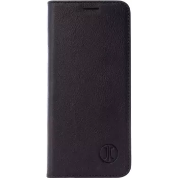 BookCase jt berlin Tegel, skirtas Apple iPhone 17 Pro Max – juodas apsauginis dėklas su pinigine