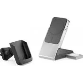 Nešiojama baterija Alogic Matrix+ Wireless 3-in-1 Įkrovimo stotelė MagSafe + Vėdinimo laikiklis, 5000 mAh