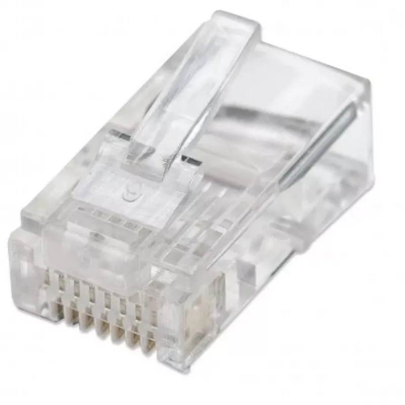 Intellinet 502375 RJ-45 laido jungtis, skaidri