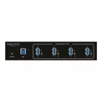 USB 3.2 Gen 1 sąsajos šakotuvas DeLOCK 63309, metalinis korpusas, 4 prievadai