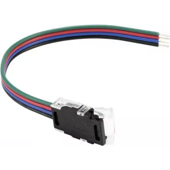 LED juostos maitinimo jungtis EUROLITE 50530070 4 kontaktų 10 mm juostoms