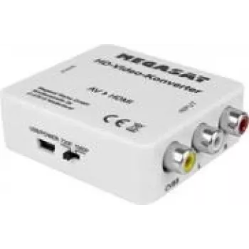 Vaizdo keitiklis Megasat 900196 AV į HDMI – analoginio AV (RCA) konvertavimas į HDMI