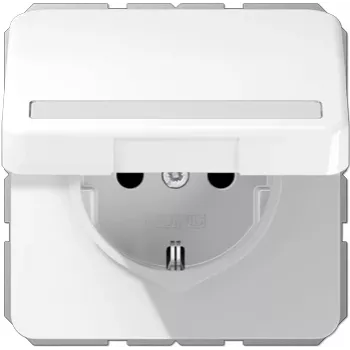 Jung CD 1520 BFNAKL WW montažinė dėžutė kištukiniam lizdui Schuko (tipas F) 16A 250V balta