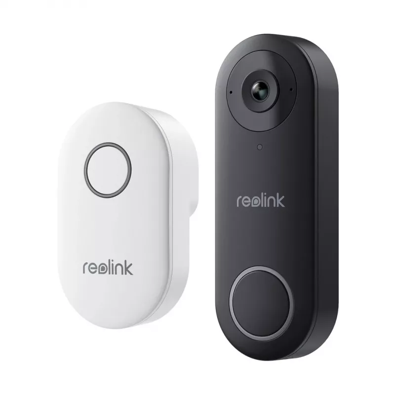 Reolink D340W vaizdo durų skambutis 5MP Wi-Fi asmens aptikimas dvipusis garsas