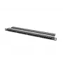 Lanberg PPU5-0024-B - pataisų skydelis - RJ-45 - Cat5, Cat5e - juodas - metalinis - montavimui į stelažą - 0.5U
