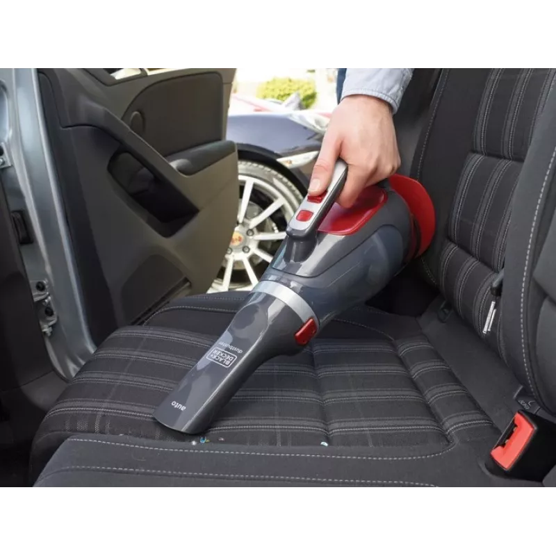 Black & Decker ADV1200 nešiojamas dulkių siurblys Pilka, Raudona be maišelio