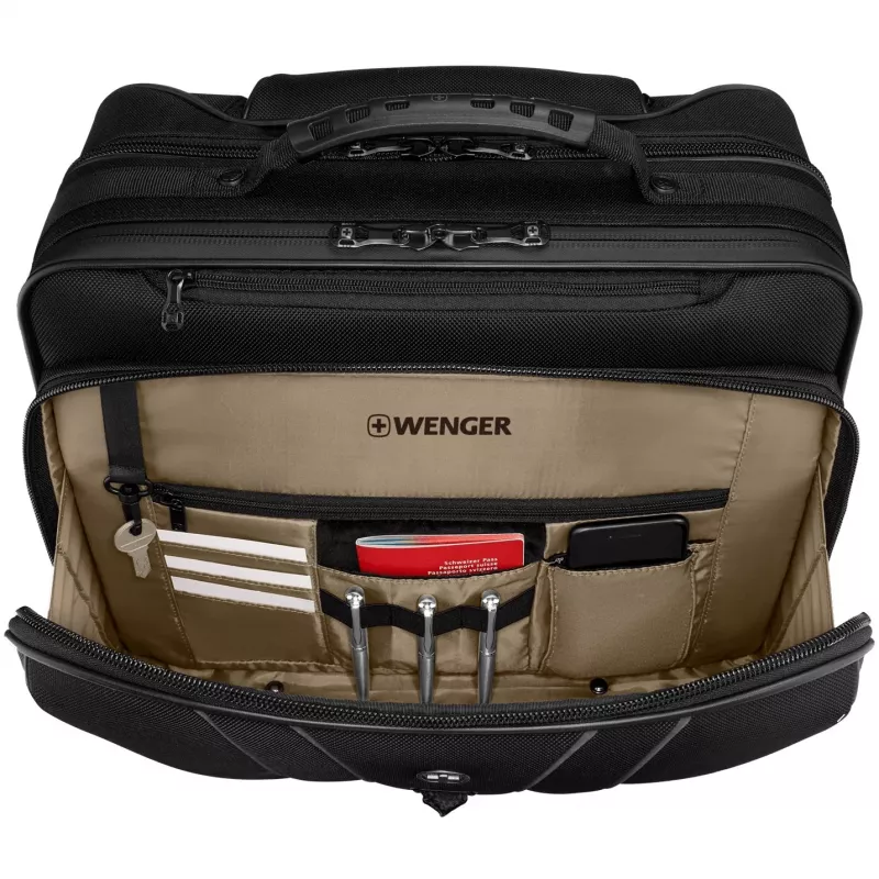 Wenger Legacy Black Series ratukinis dėklas nešiojamam kompiuteriui 15,6 col. (39,62 cm) su planšetės kišene