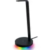 Razer Base Station V2 Chroma, juodas, 2x USB 3.1 prievadai, 1x 3,5 mm kombinuotas prievadas su įmontuotu DAC, 7.1 erdvinis garsas, Razer Chroma™ RGB, aliuminio konstrukcija, neslystantis pagrindas