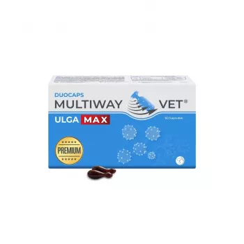 Sukamieji kapsulės JM Sante Multiway Vet Duocaps Ulga Max – 60 vnt., skirtos stresui ir diskomfortui mažinti suaugusiems šunims ir katėms, 150 g