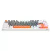 Savio ASTRAL WHITE JADE 3 COLOURS klaviatūra, žaidimų, USB, QWERTY US International