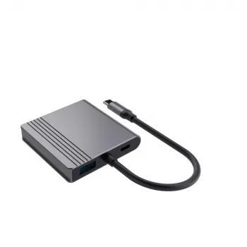 USB-C 3-in-1 adapteris GEMBIRD A-CM-COMBO3-04
