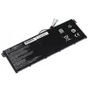 Green Cell AC52 baterija, skirta Acer Aspire E11 ES1-111M ES1-131 E15 ES1-512 Chromebook CB3-111 CB5-311, 11,4 V 2200 mAh Li-Ion, 3 elementai, juoda