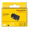 Automobilinis įkroviklis DeLOCK 64278 Universalus Juodas Greitas Įkrovimas 12-24V