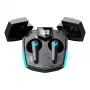 Canyon GTWS-2 Belaidės ausinės ausų kabliukais žaidimams USB Type-C Bluetooth įkrovimo stotelė juoda (CND-GTWS2B)