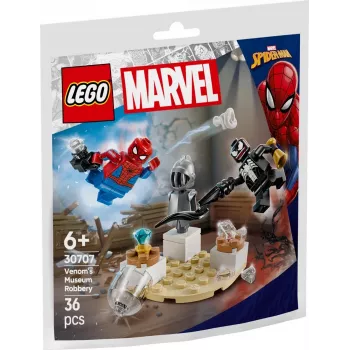 Konstrukcinis žaislas LEGO Venom's Museum Heist polybag rinkinys 30707 — Marvel Super Heroes, mažas kolekcinis žaidimų rinkinys