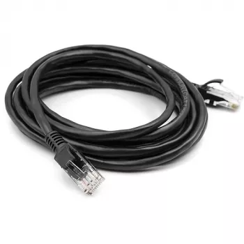 Kabelis Cat5E UTP, 3m, juodas