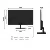 JAPANNEXT JN-I280UHD60F-P 4K UHD Monitorius 71,1 cm (28 inch) IPS, 5 ms, 60 Hz, AMD FreeSync, HDMI, DisplayPort