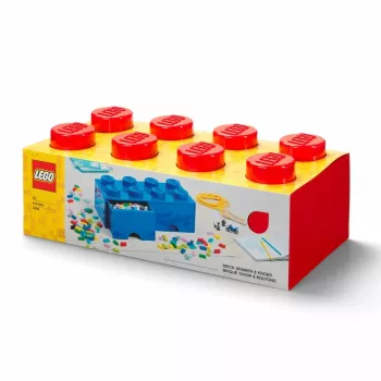 Room Copenhagen LEGO plytų stalčius 8 raudonas (40061730)