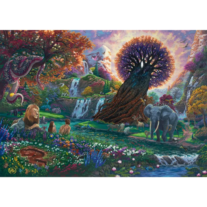 Dėlionė Schmidt Spiele 58610 Zac Kinkade Edeno sodas 1000 dalių