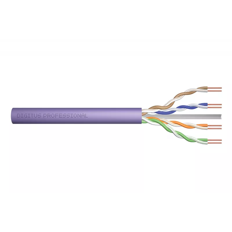 DIGITUS - Biri viela - 100,0 m - UTP - CAT 6 - Violetinė (DK-1613-VH.1)