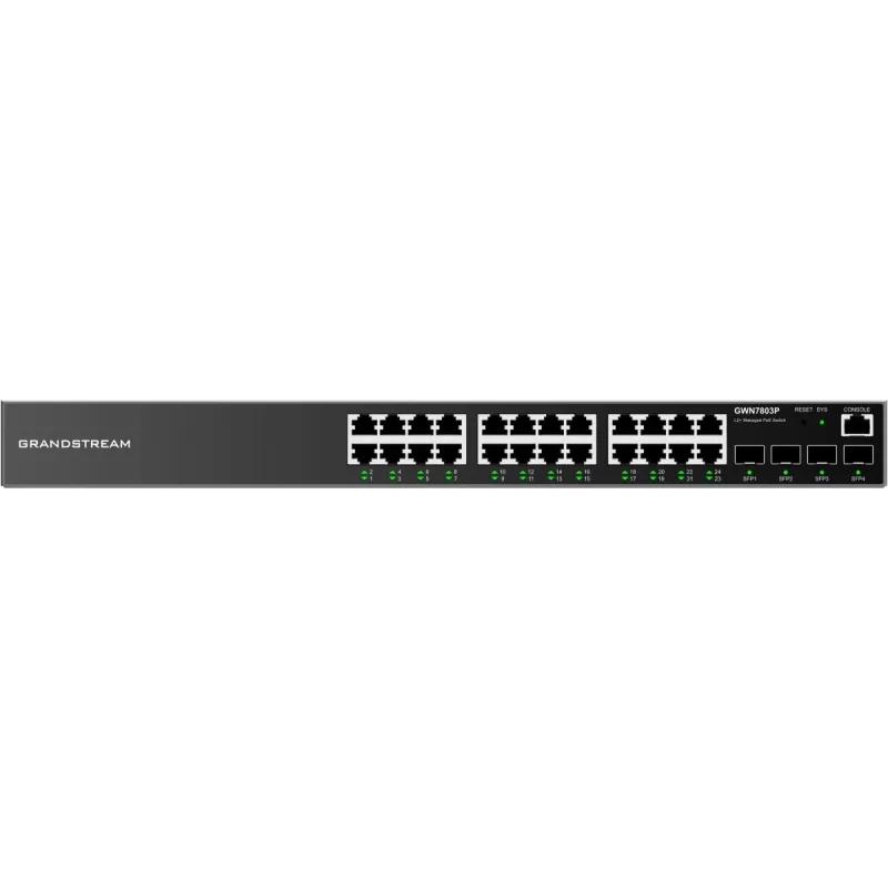 Valdomas L2+ Gigabit Ethernet komutatorius Grandstream GWN7803P