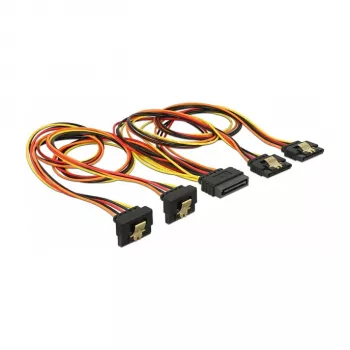 Vidinis maitinimo kabelis DeLOCK 60152 0,5 m 4 x SATA 15-pin