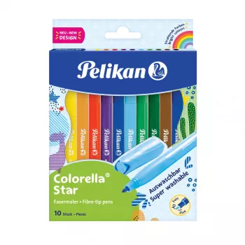 Feltinis rašiklis Pelikan 822299 10 spalvų, kūginis antgalis