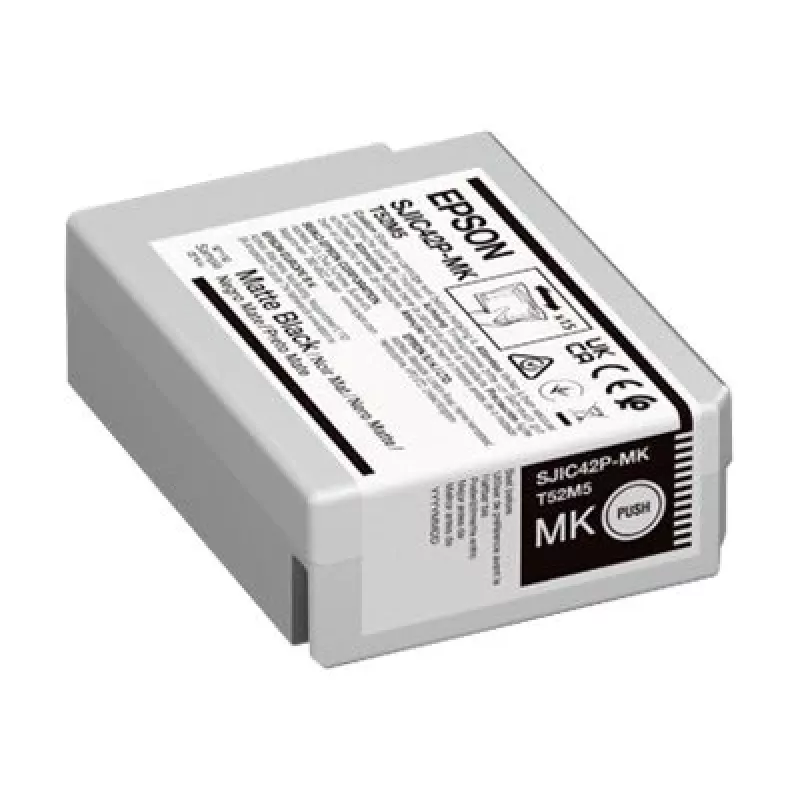 Epson SJIC42P-MK rašalo kasetė 1 vnt. Originali Matinė juoda