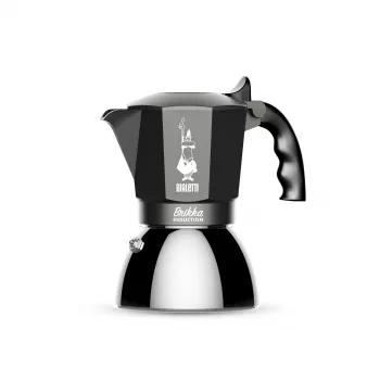 Kavos virimo aparatas BIALETTI BRIKKA INDUCTION 4TZ 180 ml Antracitas, Sidabras