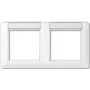 Sieninė plokštė JUNG AS 5820 NA WW balta, duroplastas, 151,5×80,5 mm
