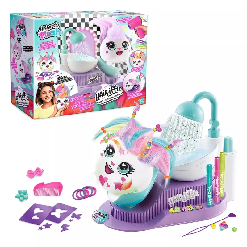 Kanal Toys Airbrush Plush AIR 044 Kirpyklos salonas – vaidmenų žaidimo rinkinys