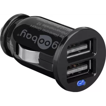Automobilinis USB įkroviklis Wentronic 44177 12-24V 2.1A juodas